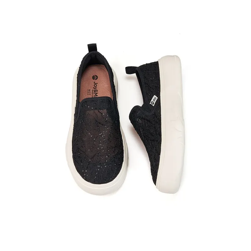 Joy&Mario Casual Shoes Women's Low Top Ecru-12