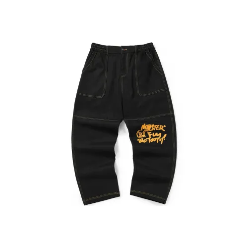 BIRDTALK Casual Pants Unisex Black