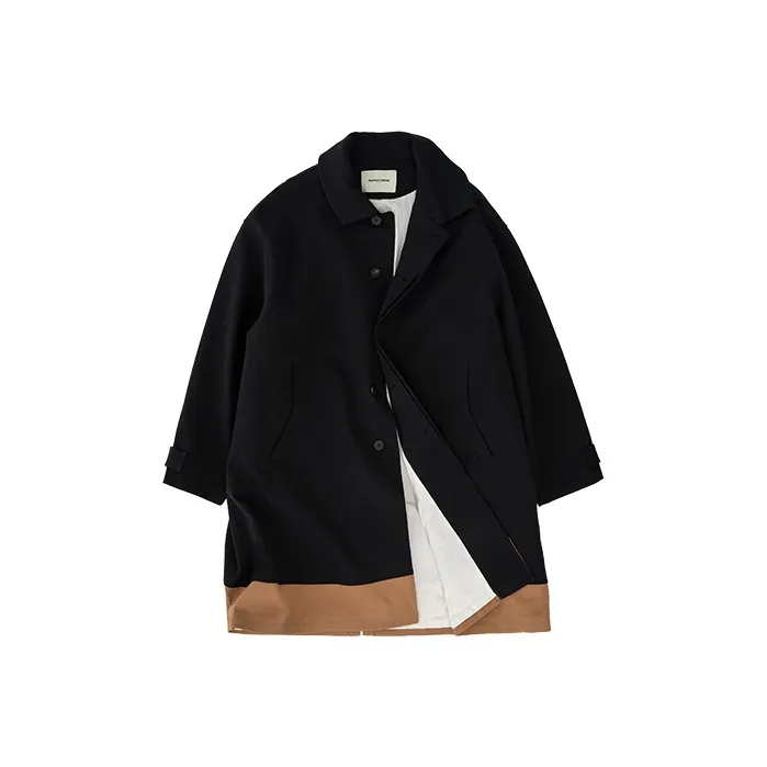 Halfwayhouse Trench Coat Men's Black-0