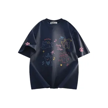 BRUMAIRE T Shirt Unisex Navy Blue