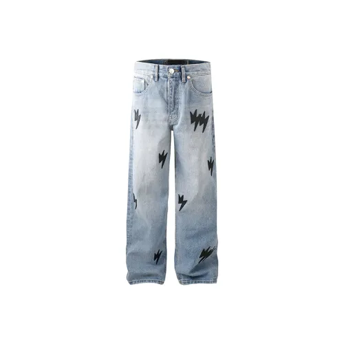 Amexnocap Jeans Unisex Sky Blue