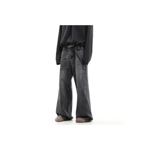 CUWU Jeans Unisex Black Gray Color
