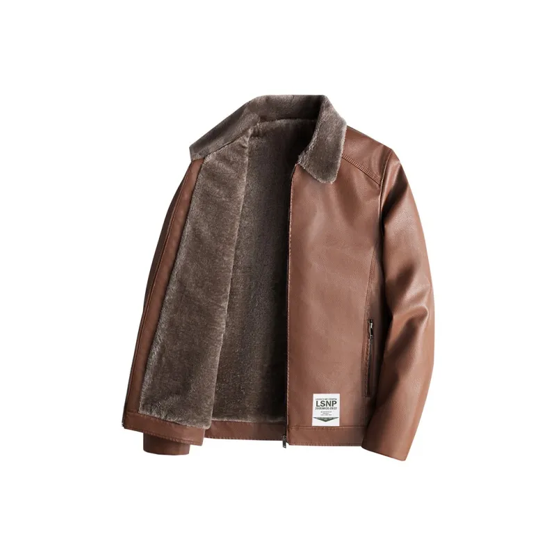 LISENPOK Leather Jackets Unisex-4