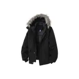 Black, Detachable Fur Collar