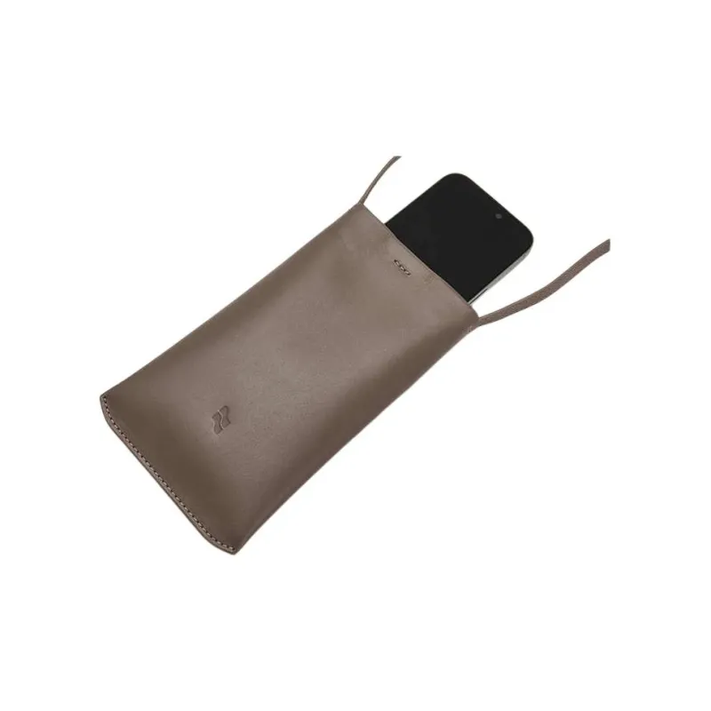 LOJEL Cow Leather Crossbody Bag With Cell Phone Pouch Mini Unisex Multicolor-5