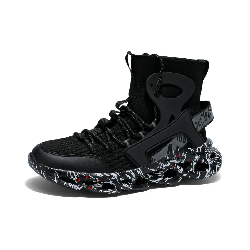 OFFER AITR Slip Resistant, Abrasion Resistant, Breathable High Top Casual Shoes Men's-2