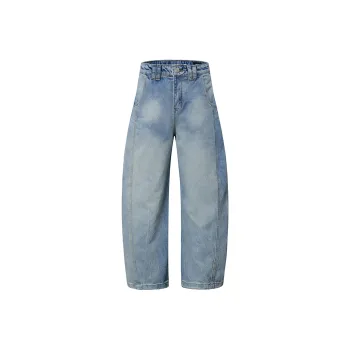 GBXM Jeans Unisex Washed Blue