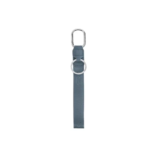LONGCHAMP Cow Leather Keychains Women's Blue