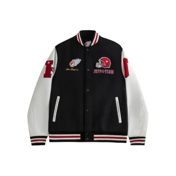 JEFF HAMILTON Baseball Jacket Unisex Black