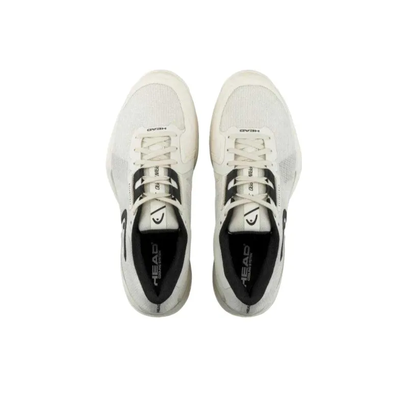 HEAD Sprint Pro 3.5 Abrasion Resistant, Breathable, Lightweight Low Top Tennis Shoes Men's Ecru-2