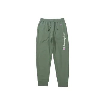 Champion SS24 Knitted Sports Pants Unisex Army Green