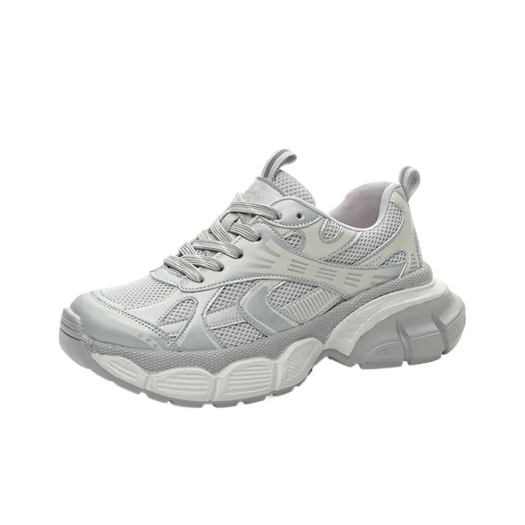 The Mystery Of Glamour Breathable Low Top Chunky Sneakers Women's-10