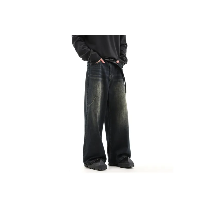 CUWU Jeans Unisex Vintage Blue-0