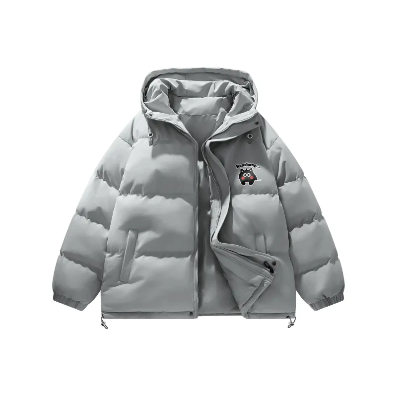 Supremo Cat Puffer Jacket Unisex-17
