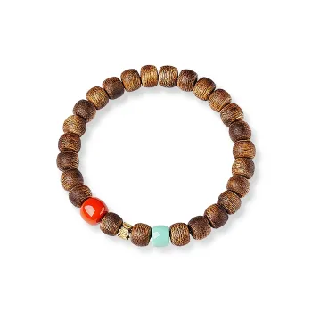 RIXIANGWAN Fragrance Agarwood Bracelets Unisex
