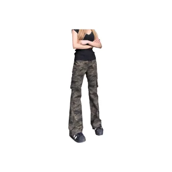 BENGEN Jeans Unisex Camouflage