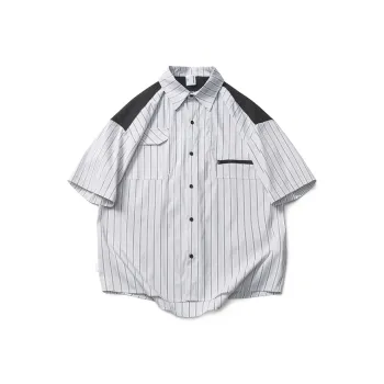 VERAF CA Shirt Unisex White Base With Black Stripes