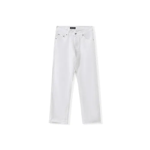 I'm David Casual Pants Unisex White