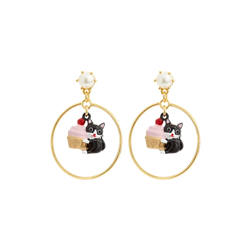 LES NEREIDES Gold Plated Earrings Women's Gold-0