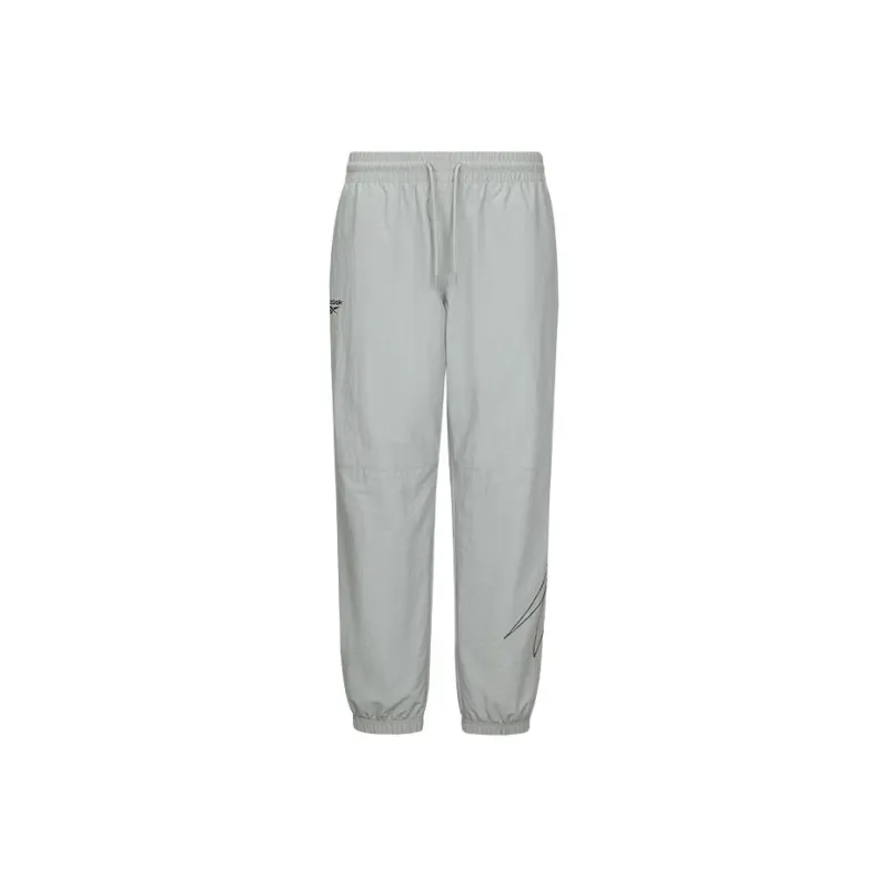 Reebok Knitted Sports Pants Unisex Light Gray-0