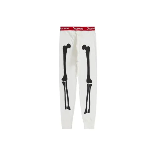 Supreme Casual Pants Men's White