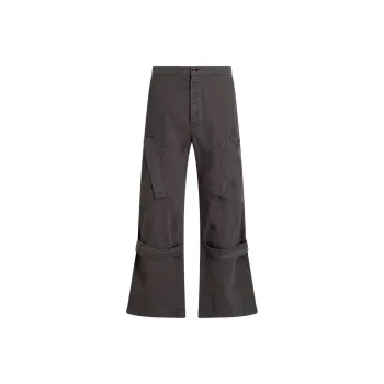 Acne Studios Cargo Pants Men's Charcoal Gray