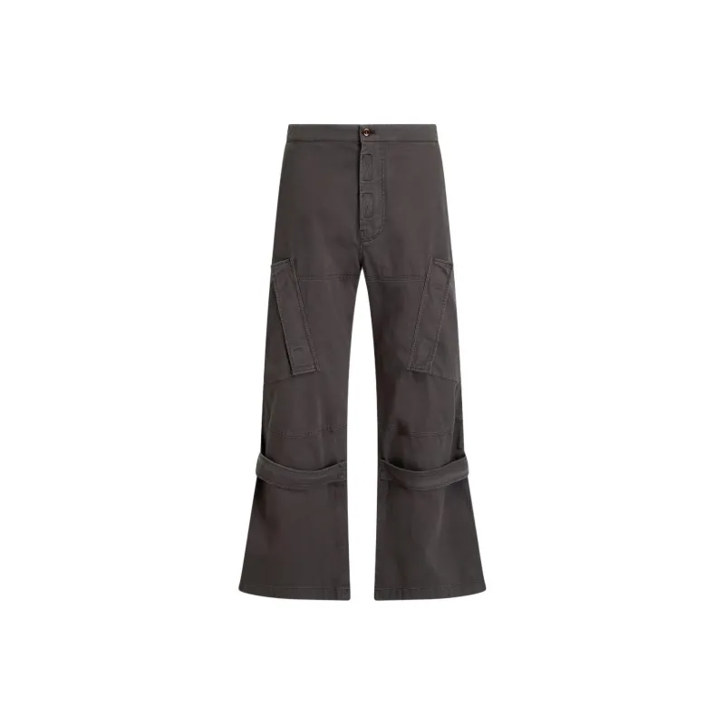 Acne Studios Cargo Pants Men's Charcoal Gray-0