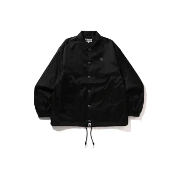 A BATHING APE Lux Sport Pattern Jacquard Nylon Coach Jacket