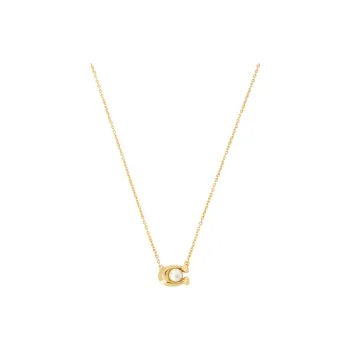 COACH Brass Necklaces Women's Gold