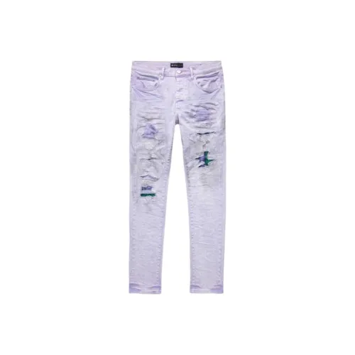 PURPLE BRAND 라벤더 퍼플 남성 청바지