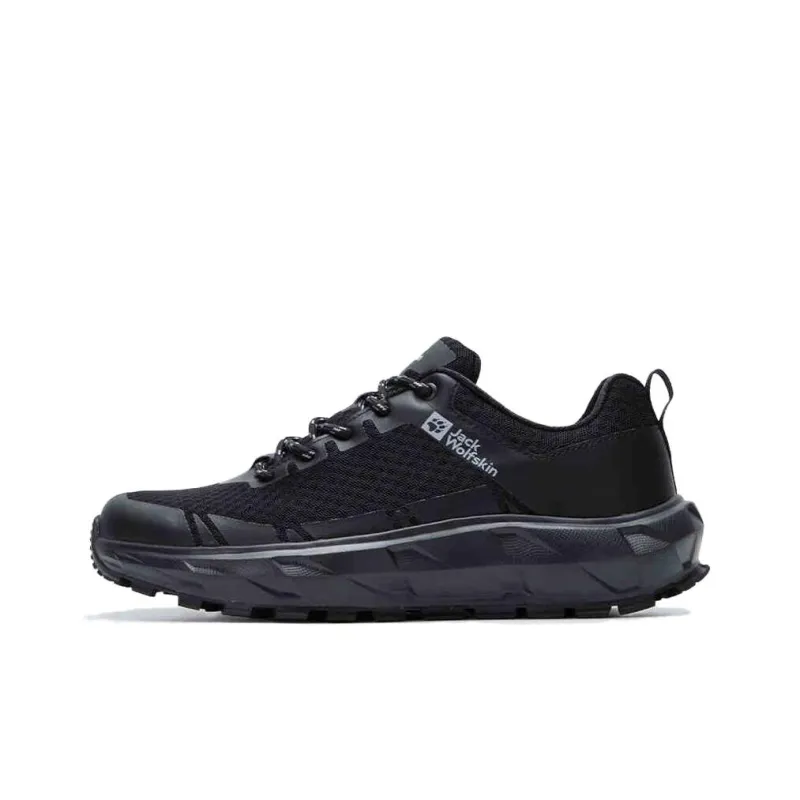 Jack Wolfskin Cushioning, Wear Resistant Low Top Hiking Shoes Women's Black-0