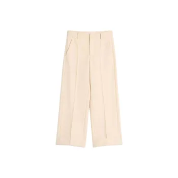 Valentino Pleat Detailed Straight Leg Trousers