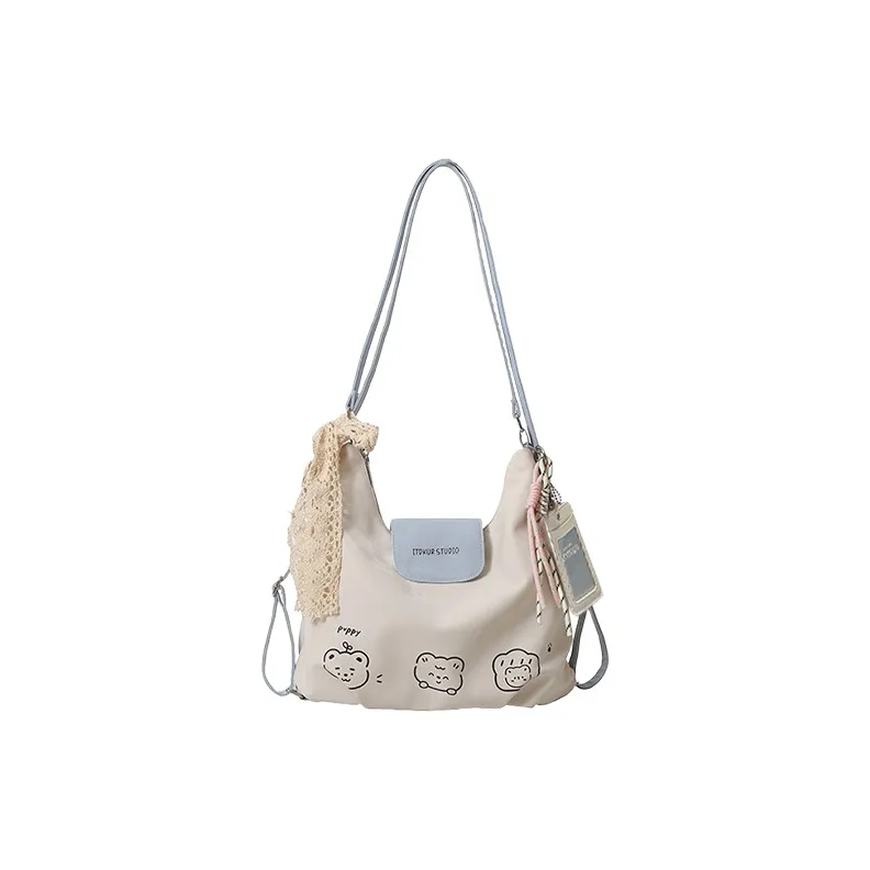 Jade En Plus PU Shoulder Bag Regular Women's Dawn Silver/Soft Pink/Baby Blue-16