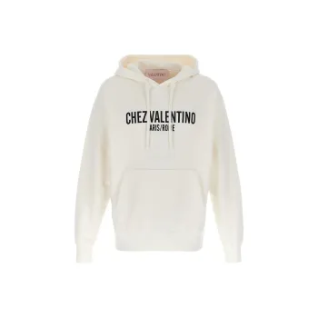 Valentino Logo Printed Drawstring Hoodie