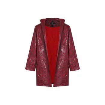 REJJ Trench Coat Men's Burgundy