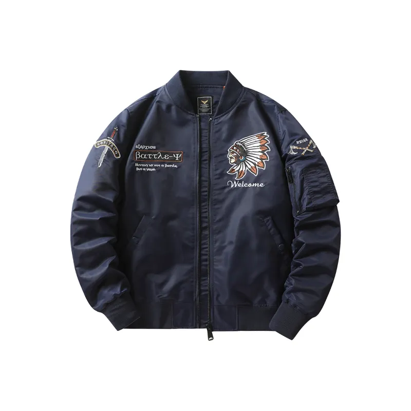 TREK&TRAVEL Baseball Jacket Men's-6