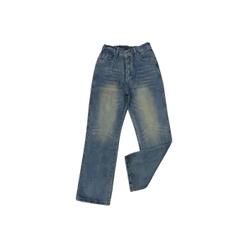 Michael Rock Jeans Unisex Vintage Blue