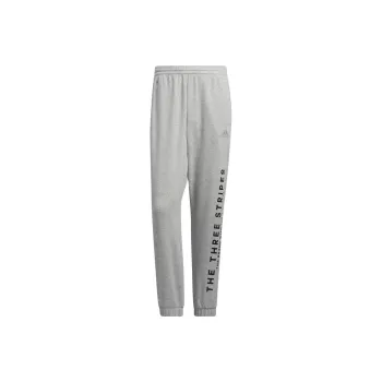 Adidas Casual Pants Unisex Light Gray Heather