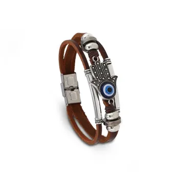 LuluCanaan Leather Cord Bracelets Men's