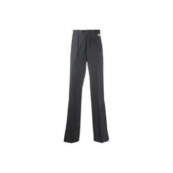 OFF WHITE FW21 Suit Trousers Men Gray