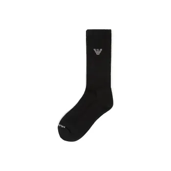 EMPORIO ARMANI SS23 Knee High Socks Men's 1 Pack Black