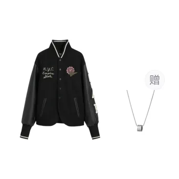 GAP Baseball Jacket Men's Black