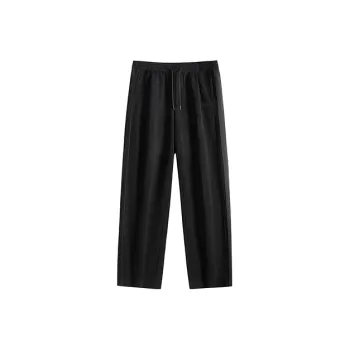 Cabbeen Knitted Sweatpants Men's Coal Black
