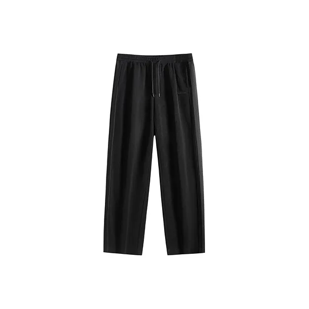 Cabbeen Knitted Sweatpants Men's Coal Black-0