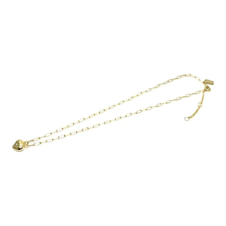 COACH Brass Necklaces Women's Gold-1