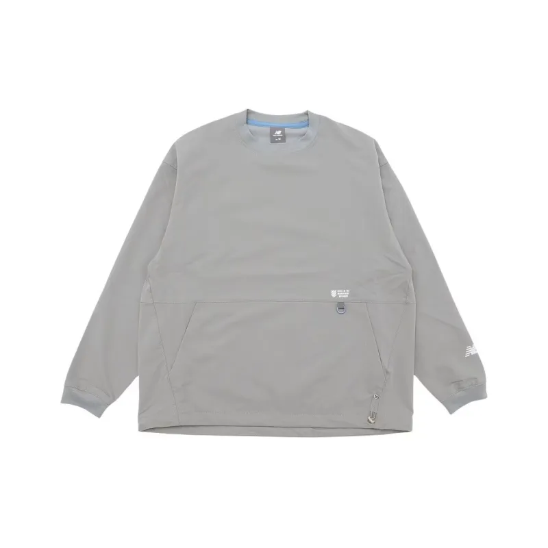 New Balance SOFT SHELL PULL OVER Sweatshirt Unisex Gray-0