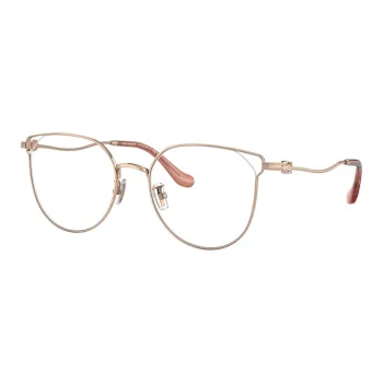 COACH Alloy Irregular Shape Eyeglass Frames Women's Gold