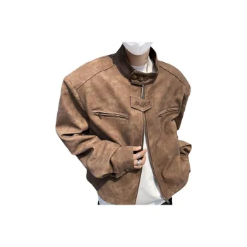 SOCKKEY Leather Jackets Unisex