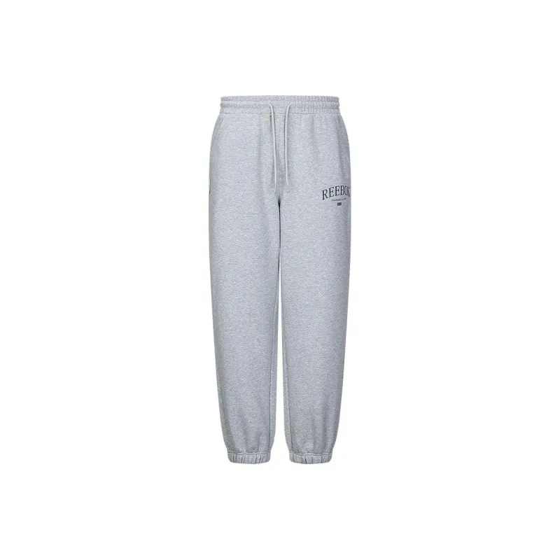 Reebok Knitted Sports Pants Unisex Light Heather Gray-0