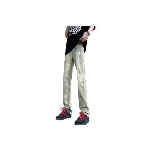 Mulinsen Jeans Unisex Yellow Mud
